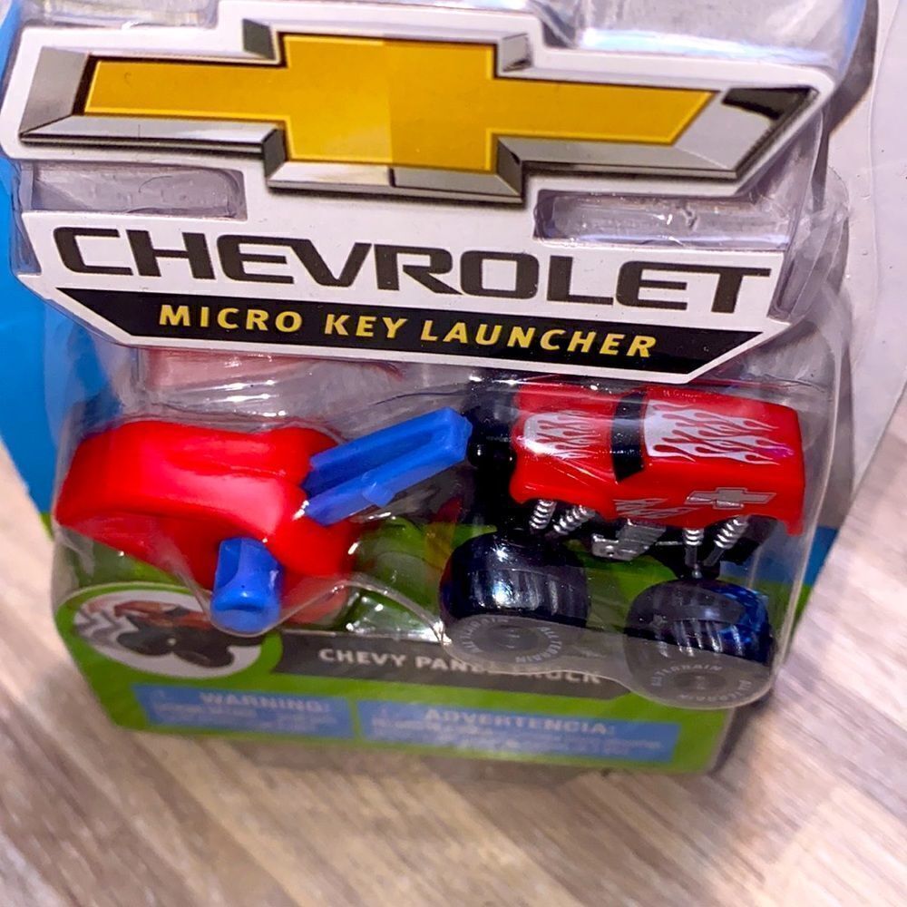 Chevy monster truck Chevrolet 4x4 truck red and blue Easter basket boy stuffer